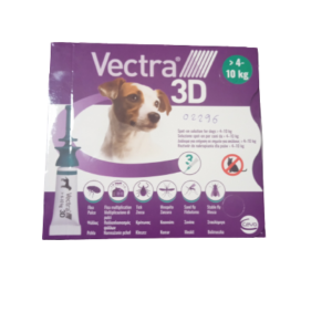 VECTRA 3D ΑΝΤΙΠΑΡΑΣΙΤΙΚΗ ΑΜΠΟΥΛΑ ΓΙΑ ΣΚΥΛΟΥΣ 4-10kg (3 ΑΜΠΟΥΛΕΣ)